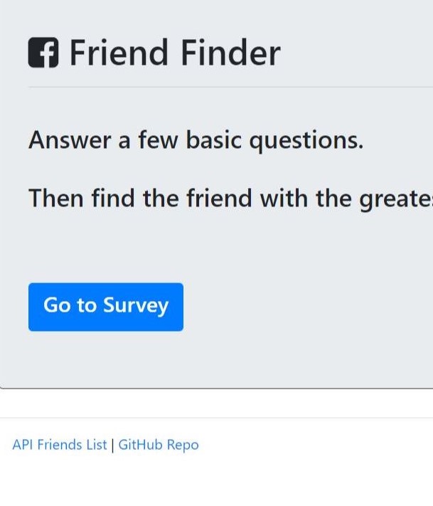 FriendFinder screenshot
